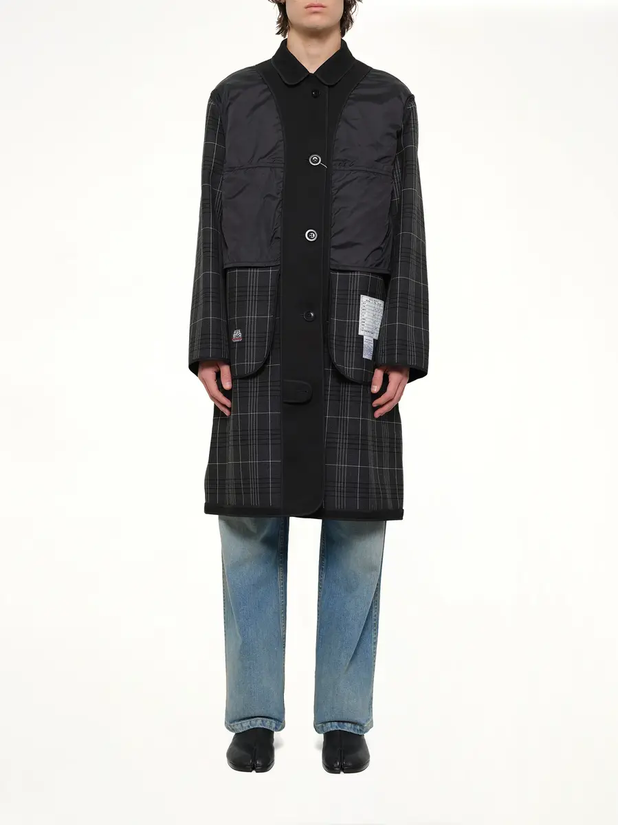 Maison Margiela Reversible Coat in Black/grey | Thumbnail 7 Maison Margiela Reversible Coat in Black/grey | Thumbnail 7