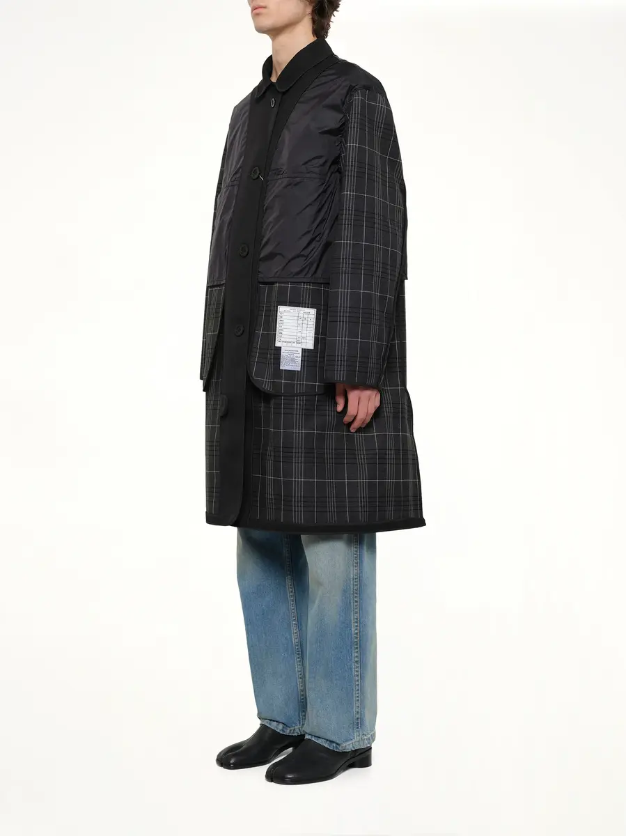 Maison Margiela Reversible Coat in Black/grey | Thumbnail 8 Maison Margiela Reversible Coat in Black/grey | Thumbnail 8