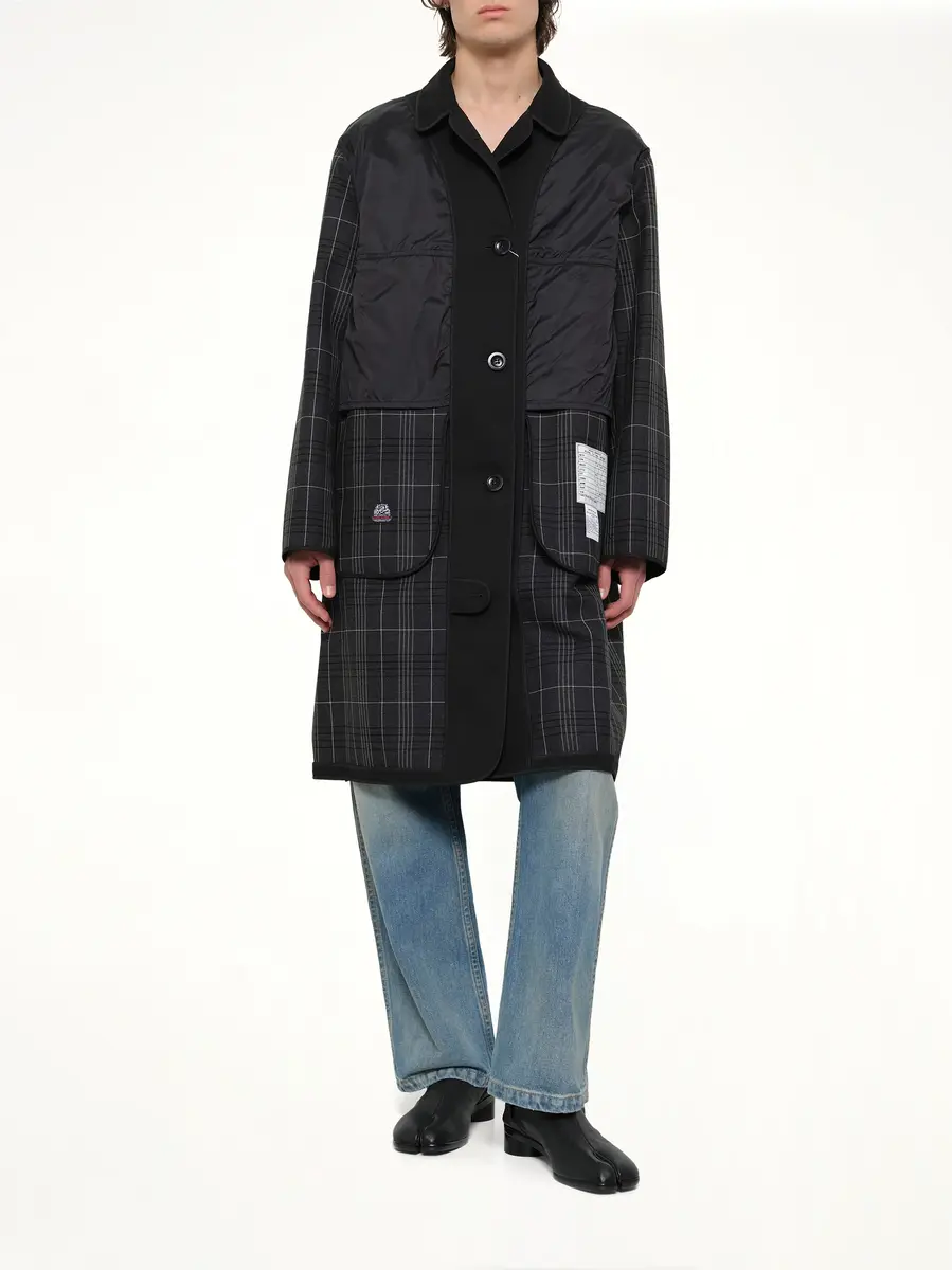 Maison Margiela Reversible Coat in Black/grey | Thumbnail 9 Maison Margiela Reversible Coat in Black/grey | Thumbnail 9