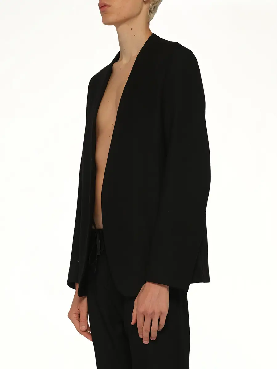 Maison Margiela Collarless Jacket | Thumbnail 3 Maison Margiela Collarless Jacket | Thumbnail 3