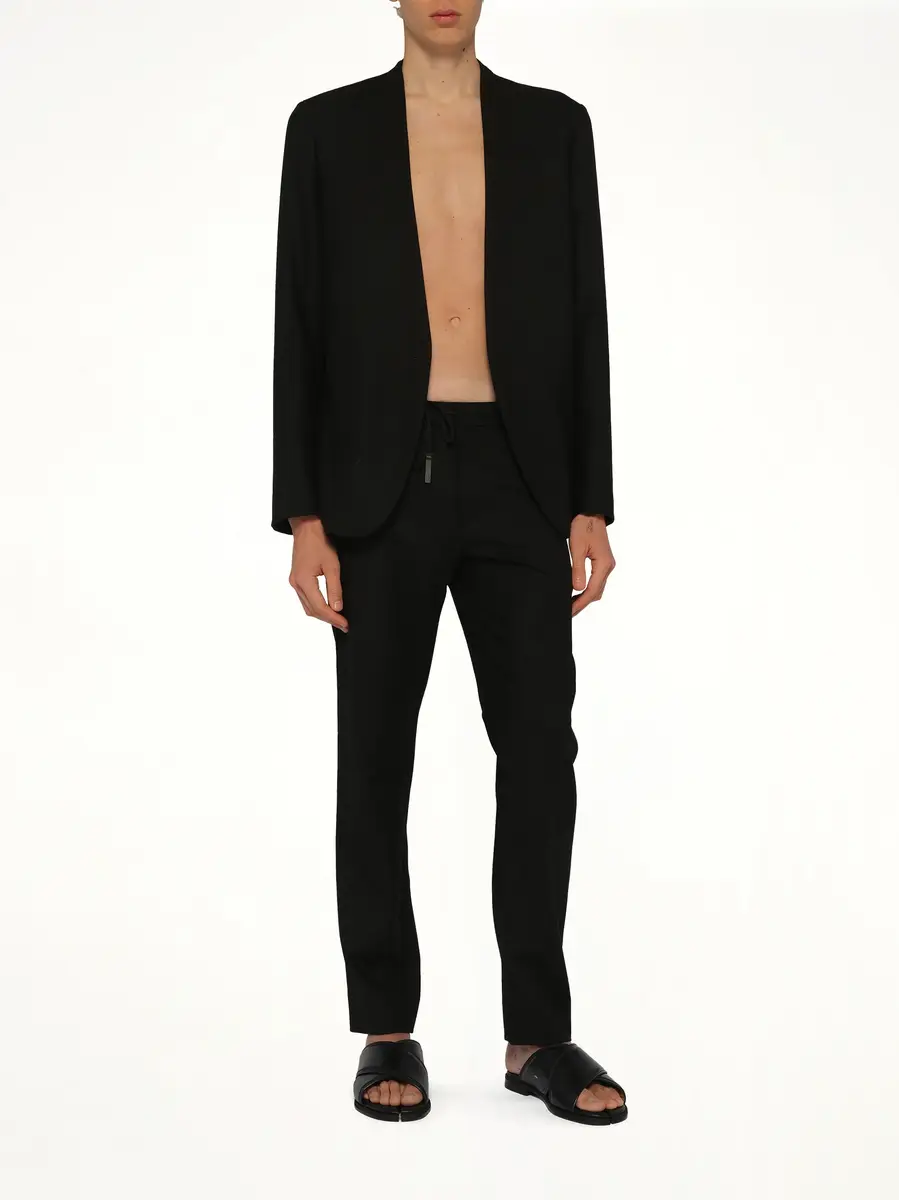 Maison Margiela Collarless Jacket | Thumbnail 4 Maison Margiela Collarless Jacket | Thumbnail 4
