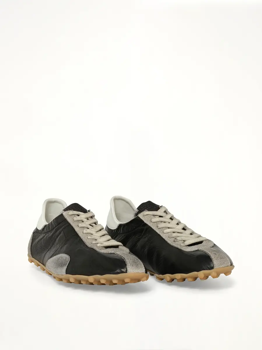 Maison Margiela Sprinters Low Sneaker in Black/white/grey | Thumbnail 2