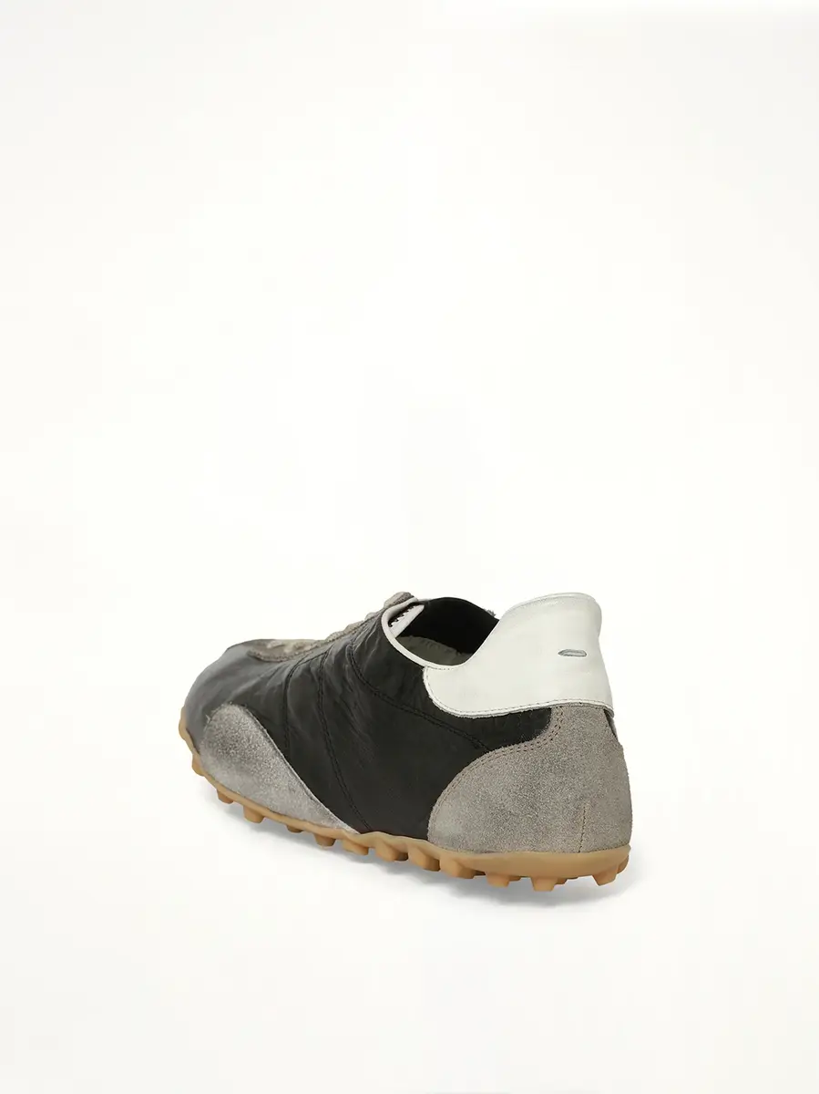 Maison Margiela Sprinters Low Sneaker in Black/white/grey | Thumbnail 3