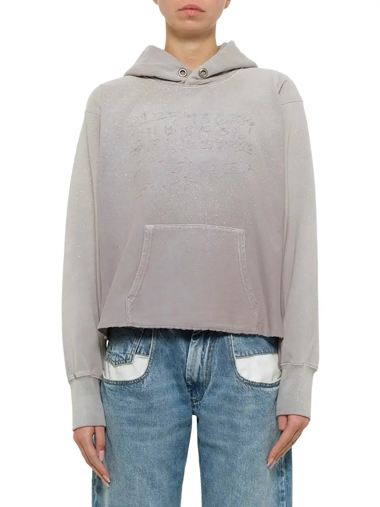 Number Hoodie in Dusty Pink Number Hoodie in Dusty Pink