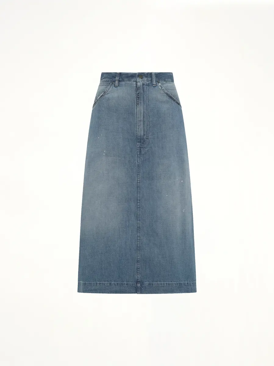 Maison Margiela Denim Skirt in Medium Blue Vintage | Thumbnail 2 Maison Margiela Denim Skirt in Medium Blue Vintage | Thumbnail 2