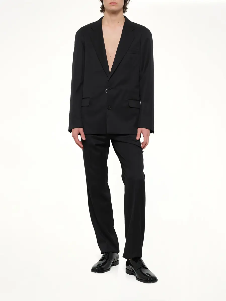 Maison Margiela Compact Light Wool Blazer | Thumbnail 4 Maison Margiela Compact Light Wool Blazer | Thumbnail 4