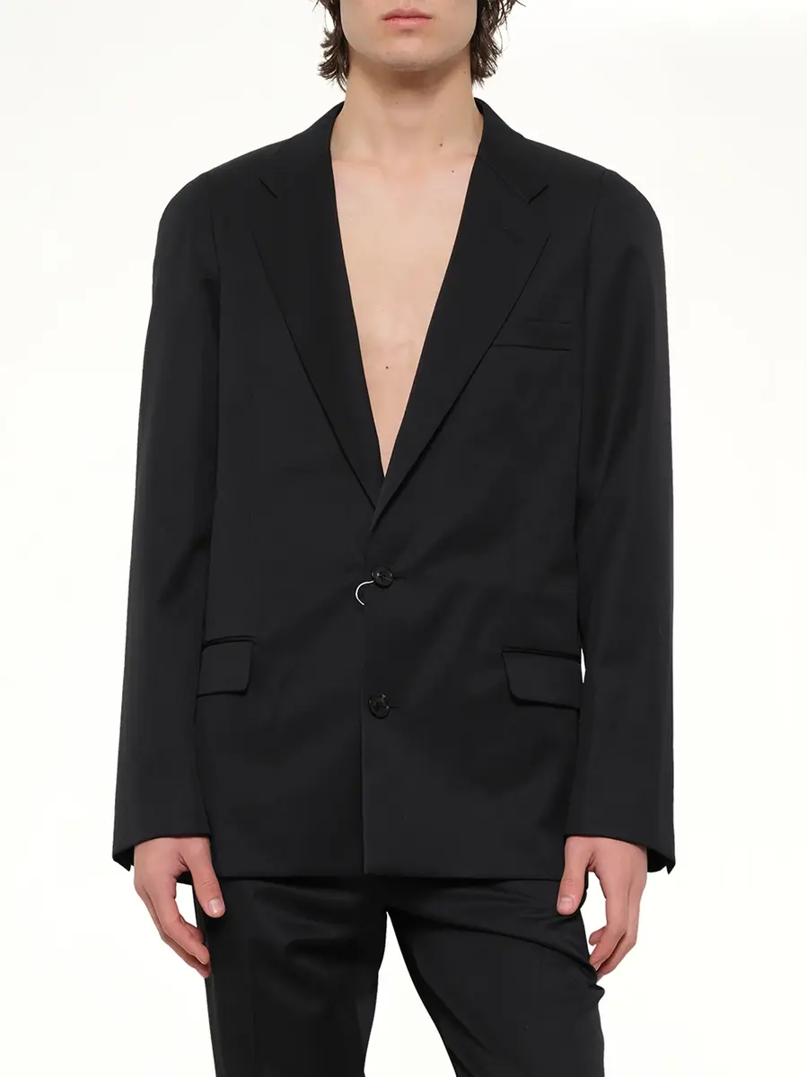 Maison Margiela Compact Light Wool Blazer | Thumbnail 6 Maison Margiela Compact Light Wool Blazer | Thumbnail 6