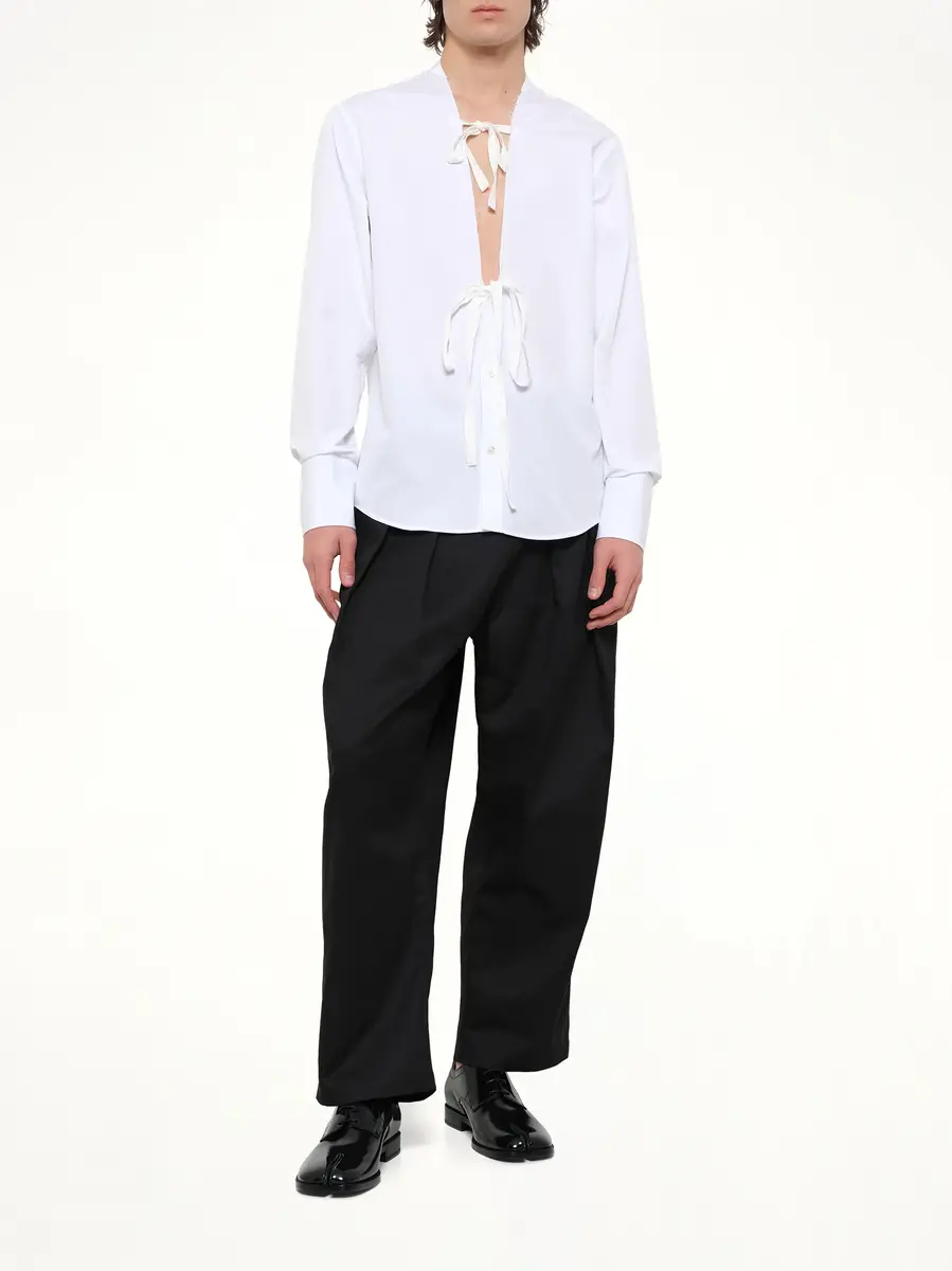 Maison Margiela Cropped Chino Pants | Thumbnail 4 Maison Margiela Cropped Chino Pants | Thumbnail 4