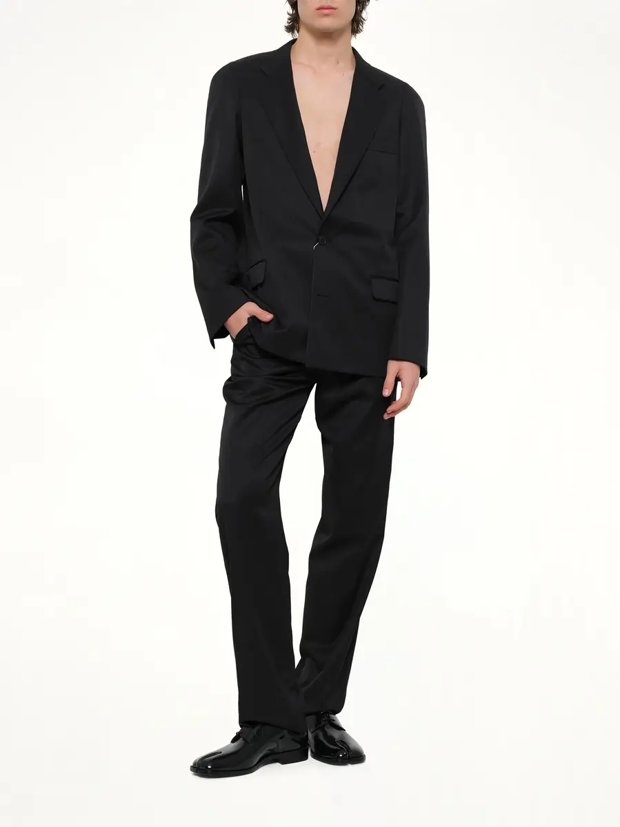 Maison Margiela Compact Light Wool Suit Pants | Thumbnail 4