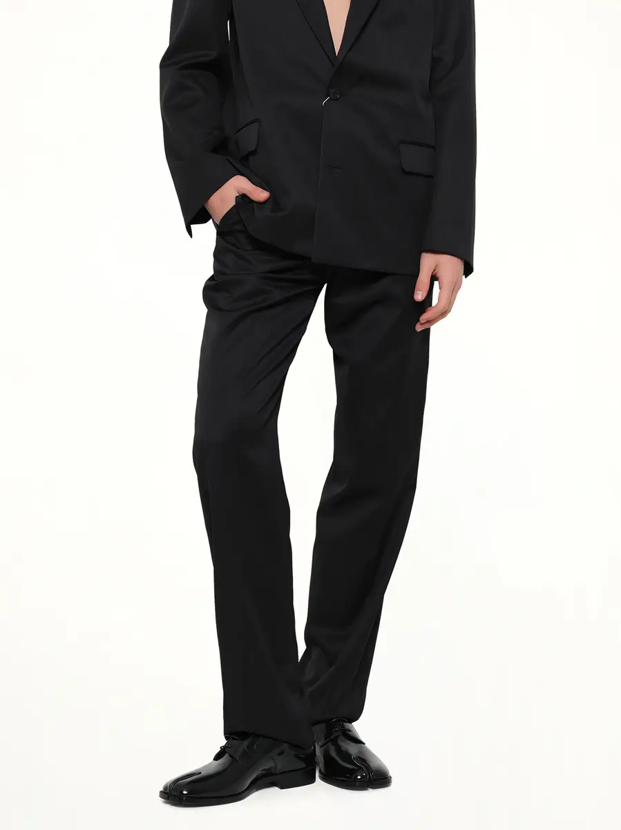 Maison Margiela Compact Light Wool Suit Pants | Thumbnail 6