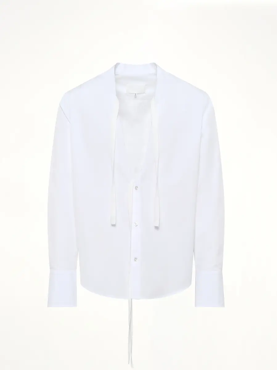 Maison Margiela V Neck Long Sleeved Shirt | Thumbnail 2 Maison Margiela V Neck Long Sleeved Shirt | Thumbnail 2