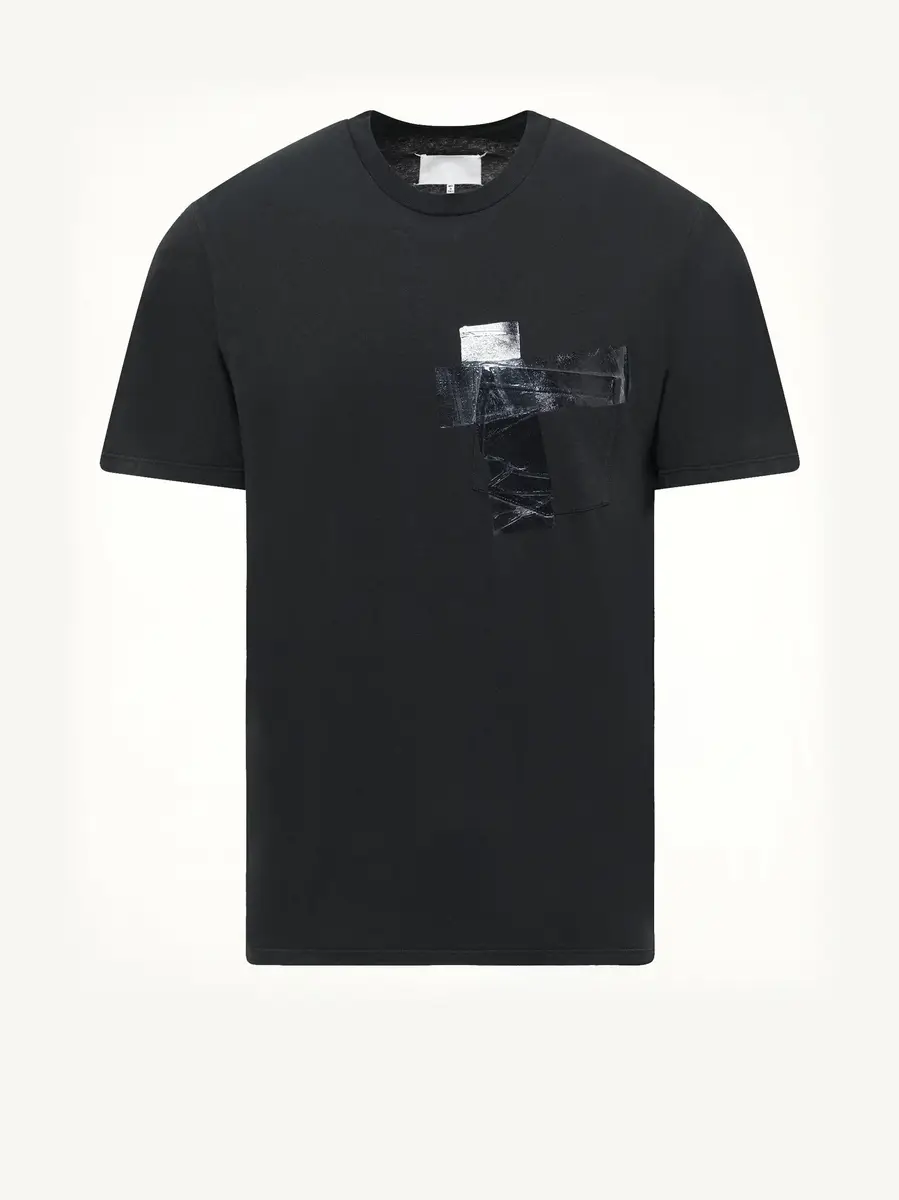 Maison Margiela Tape T-shirt in Vintage Black | Thumbnail 2 Maison Margiela Tape T-shirt in Vintage Black | Thumbnail 2