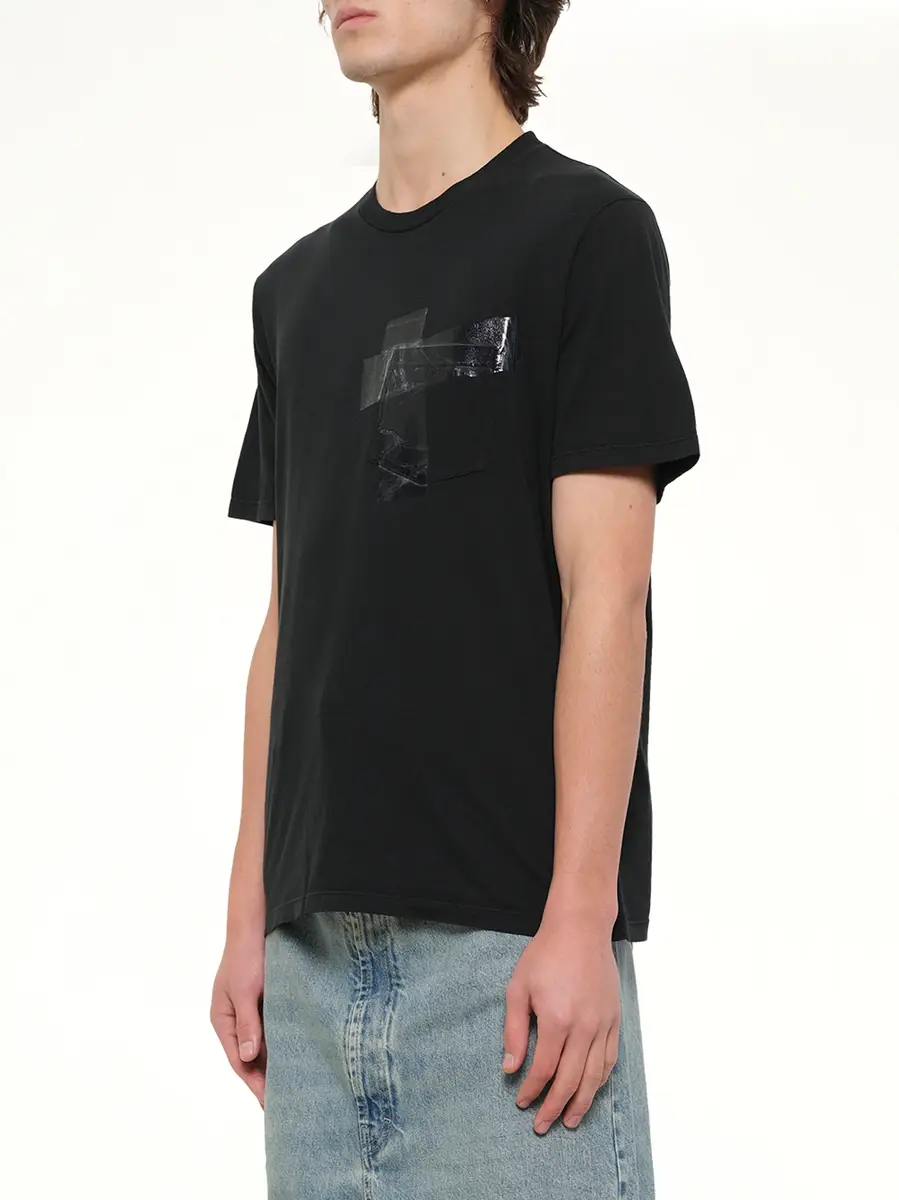Maison Margiela Tape T-shirt in Vintage Black | Thumbnail 3 Maison Margiela Tape T-shirt in Vintage Black | Thumbnail 3