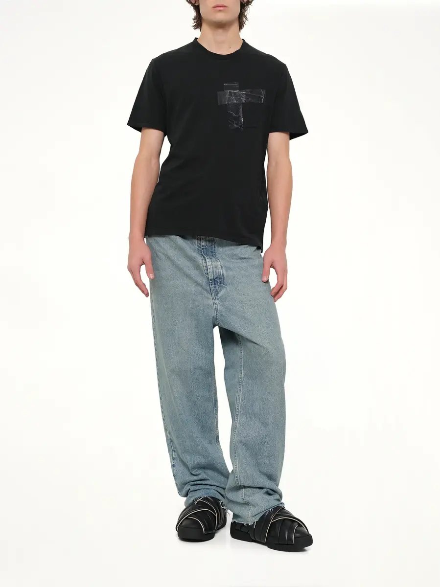 Maison Margiela Tape T-shirt in Vintage Black | Thumbnail 4 Maison Margiela Tape T-shirt in Vintage Black | Thumbnail 4