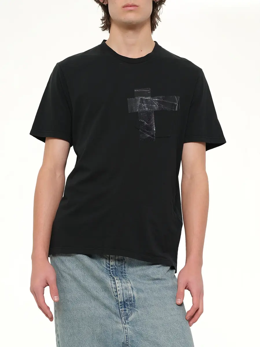 Maison Margiela Tape T-shirt in Vintage Black | Thumbnail 6 Maison Margiela Tape T-shirt in Vintage Black | Thumbnail 6