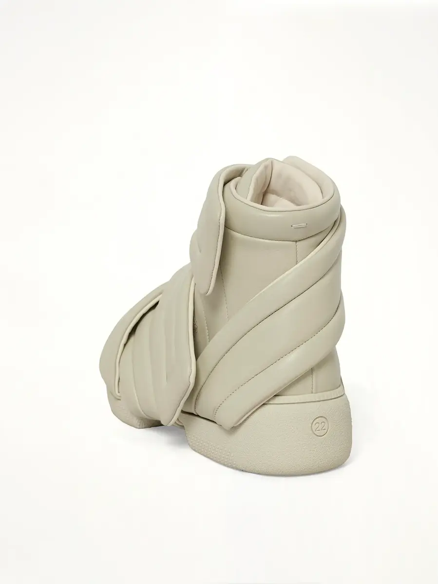 Maison Margiela Future Show Sneaker in Oyster Gray | Thumbnail 3 Maison Margiela Future Show Sneaker in Oyster Gray | Thumbnail 3
