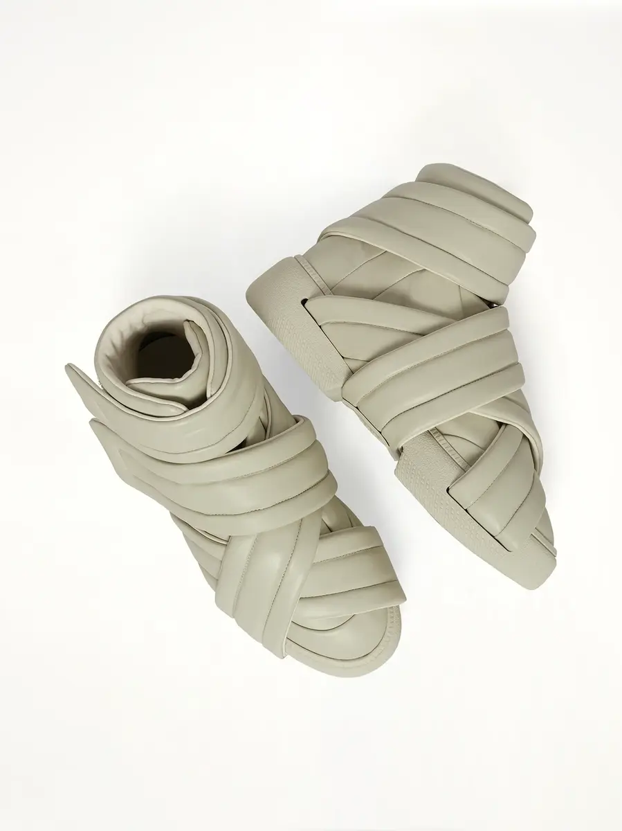 Maison Margiela Future Show Sneaker in Oyster Gray | Thumbnail 4 Maison Margiela Future Show Sneaker in Oyster Gray | Thumbnail 4