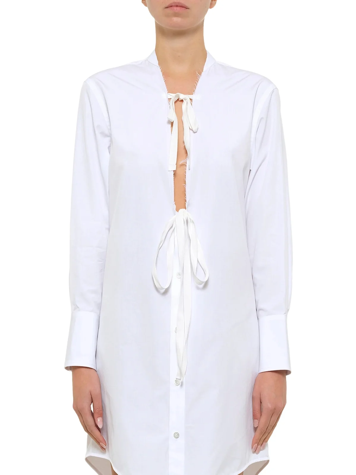 Maison Margiela V Neck Midi Dress