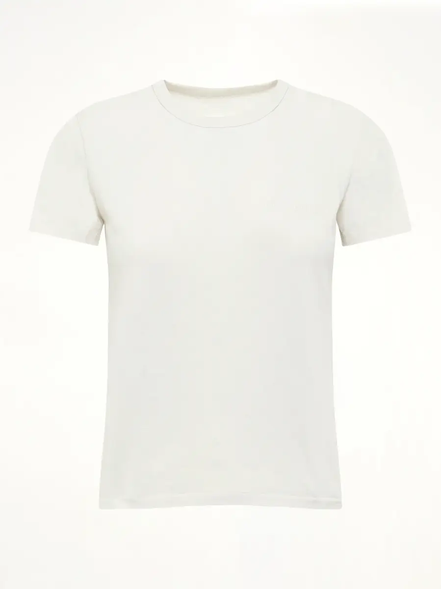 Maison Margiela Logo Small T-shirt in Vintage White | Thumbnail 2