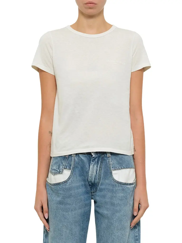 Logo Small T-shirt in Vintage White