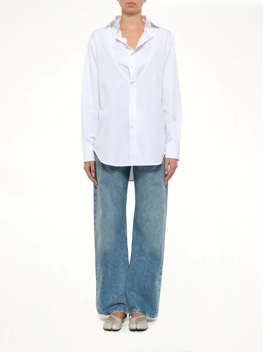 Maison Margiela Open Neck Long Sleeve Shirt | Thumbnail 7 Maison Margiela Open Neck Long Sleeve Shirt | Thumbnail 7