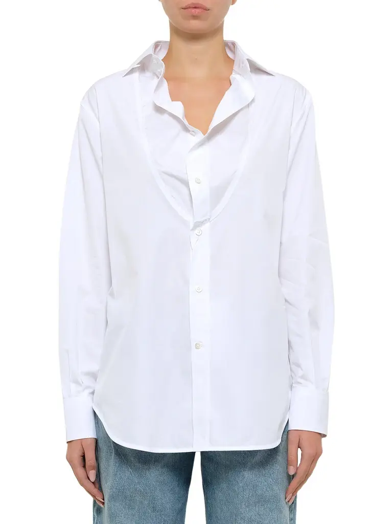 Open Neck Long Sleeve Shirt Open Neck Long Sleeve Shirt