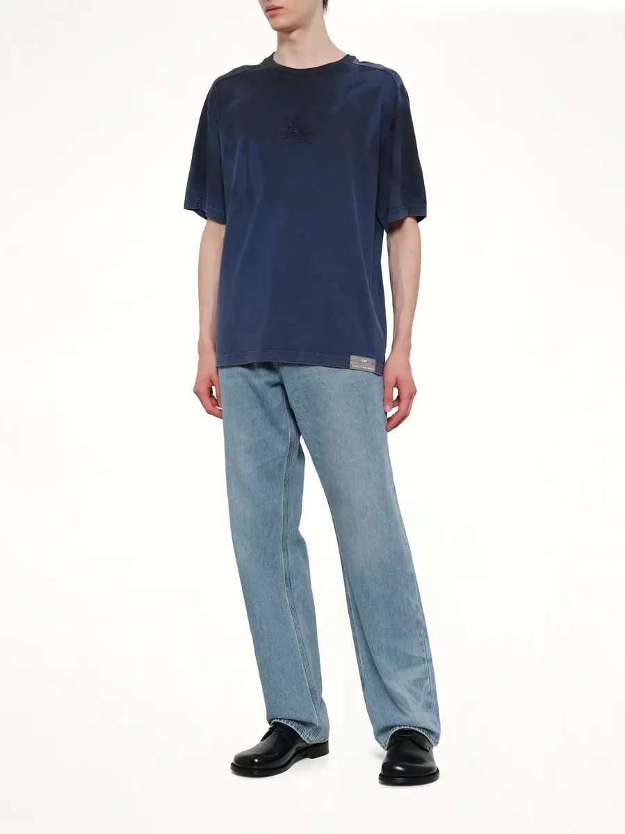 FENG CHEN WANG Fcw x Lee Straight Jeans in Light Shade | Thumbnail 4