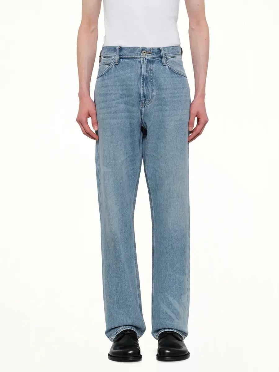 FENG CHEN WANG Fcw x Lee Straight Jeans in Light Shade | Thumbnail 7