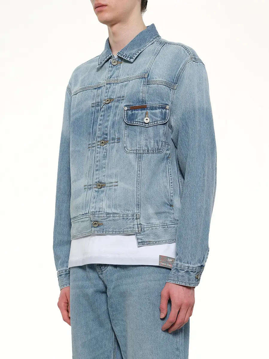 FENG CHEN WANG Fcw x Lee Denim Jacket in Light Shade | Thumbnail 3 FENG CHEN WANG Fcw x Lee Denim Jacket in Light Shade | Thumbnail 3