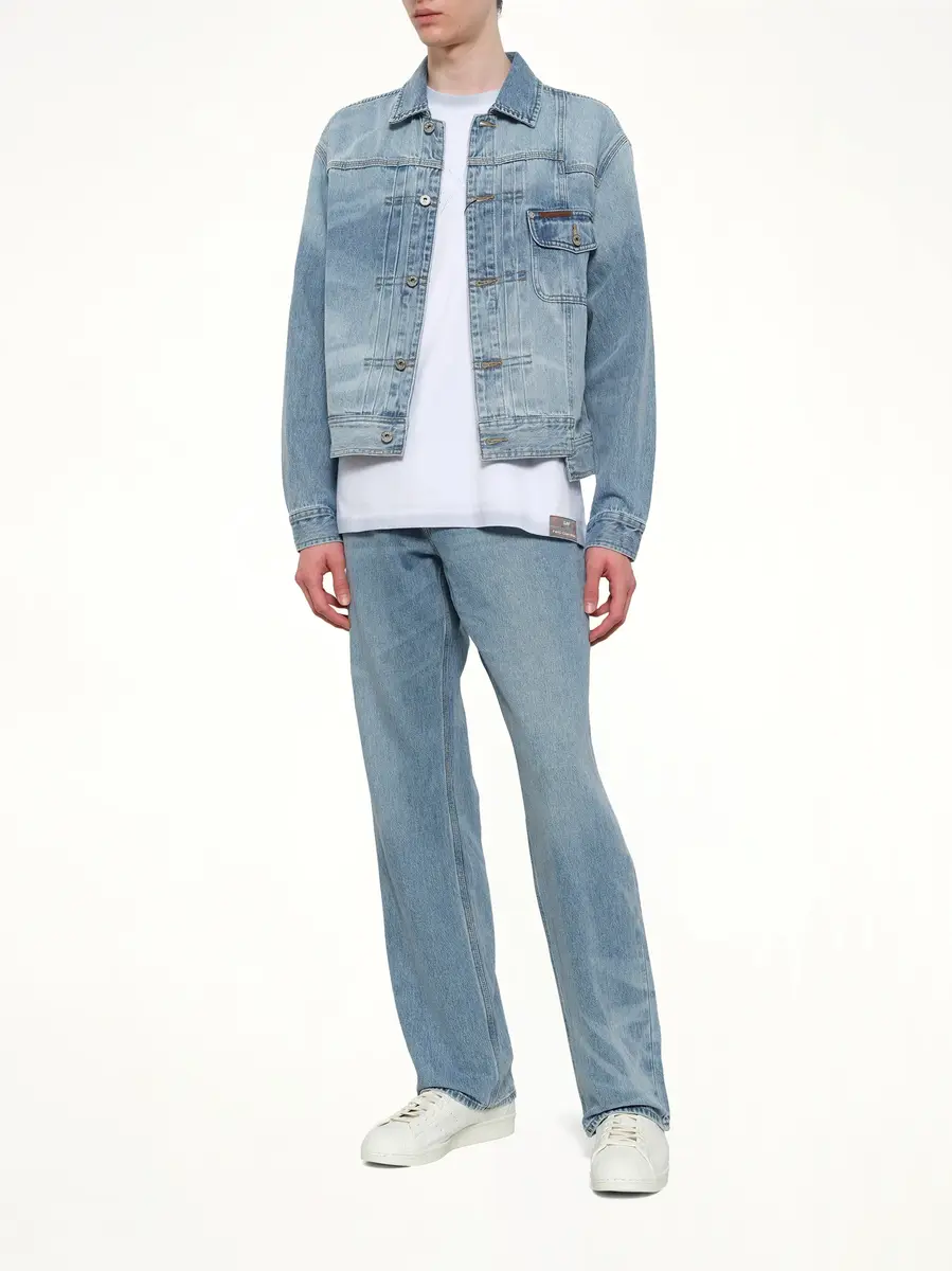 FENG CHEN WANG Fcw x Lee Denim Jacket in Light Shade | Thumbnail 4 FENG CHEN WANG Fcw x Lee Denim Jacket in Light Shade | Thumbnail 4