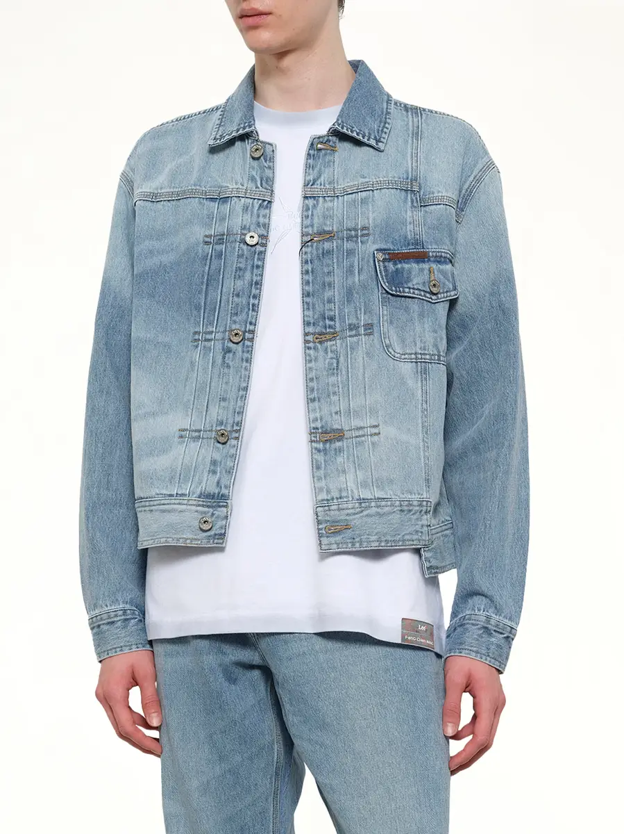 FENG CHEN WANG Fcw x Lee Denim Jacket in Light Shade | Thumbnail 6 FENG CHEN WANG Fcw x Lee Denim Jacket in Light Shade | Thumbnail 6