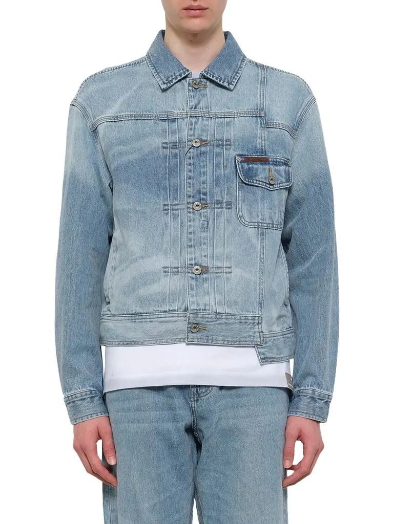FENG CHEN WANG Fcw x Lee Denim Jacket in Light Shade