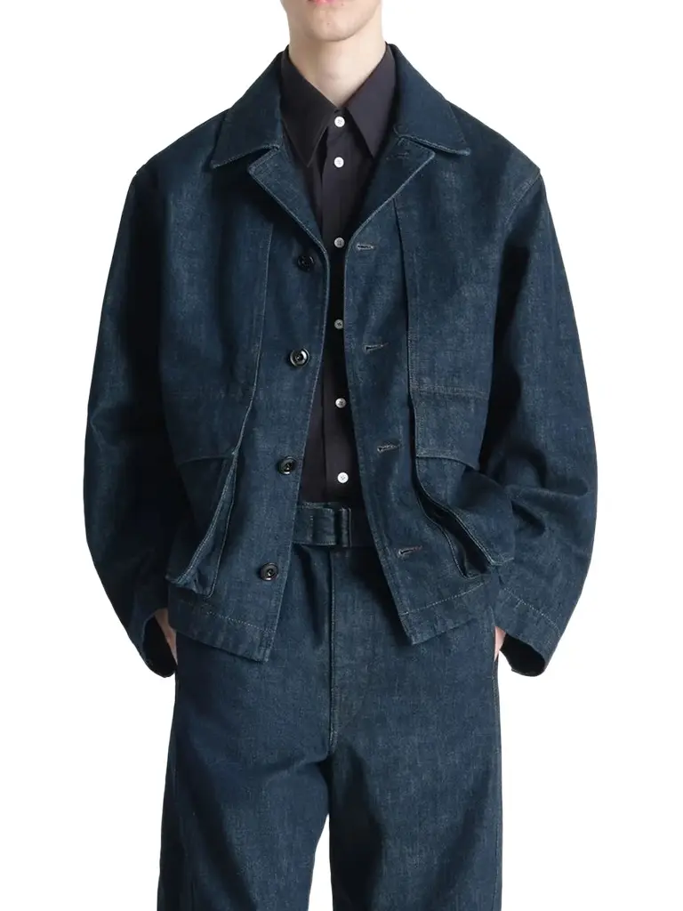 Boxy Jacket in Denim Indigo Boxy Jacket in Denim Indigo