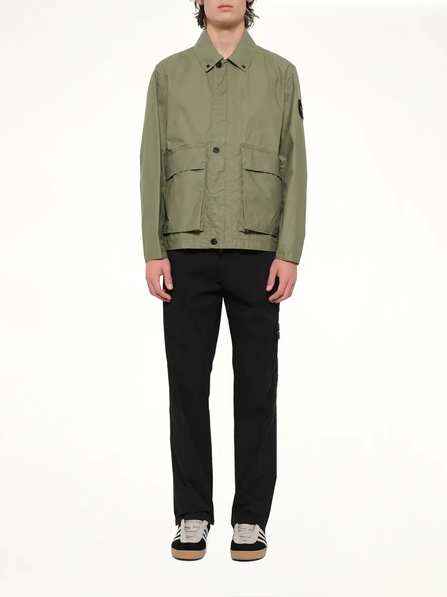 Stone Island 4100054 Jacket in Military Green | Thumbnail 7
