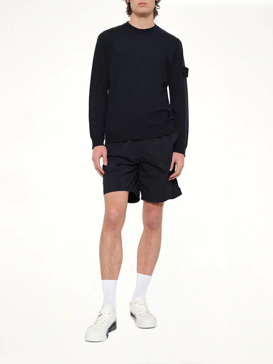 Stone Island 5100074 Crew Neck in Navy Blue | Thumbnail 4 Stone Island 5100074 Crew Neck in Navy Blue | Thumbnail 4