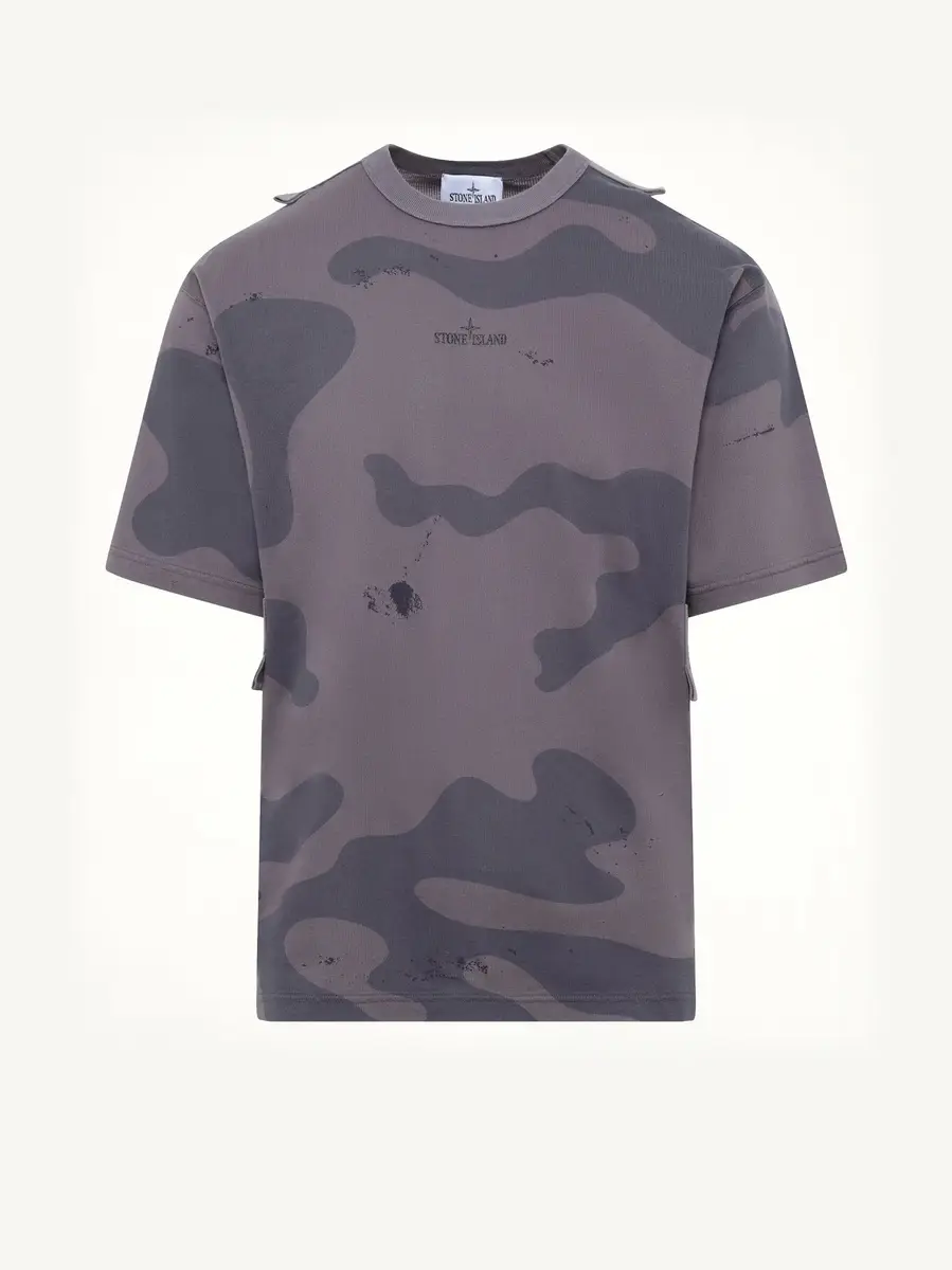 Stone Island 2100016 SS T-shirt in Blue Grey | Thumbnail 2 Stone Island 2100016 SS T-shirt in Blue Grey | Thumbnail 2