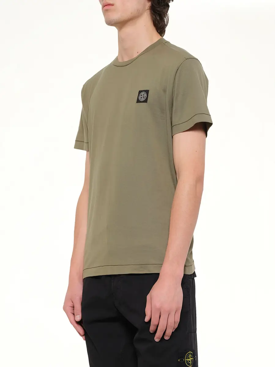 Stone Island 2100027 SS T-shirt in Military Green | Thumbnail 3 Stone Island 2100027 SS T-shirt in Military Green | Thumbnail 3