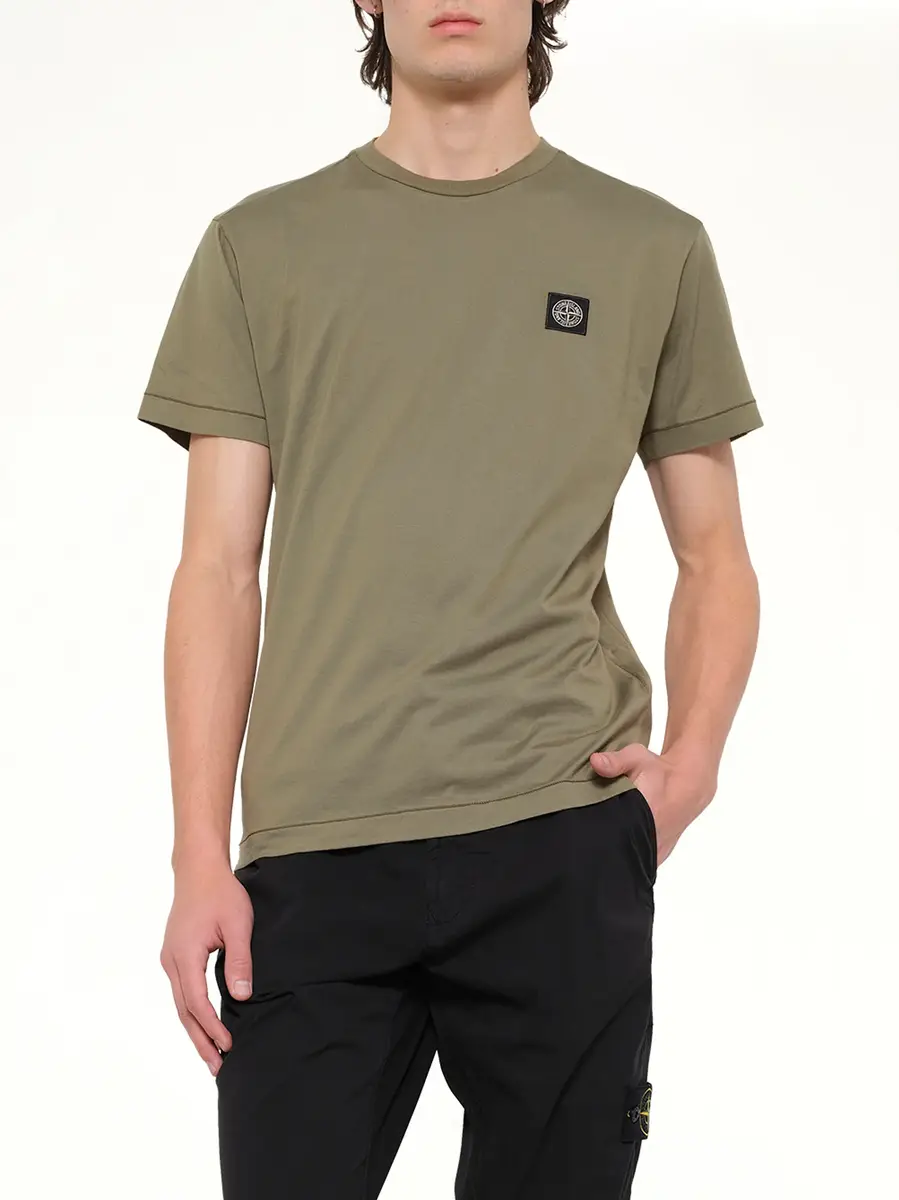 Stone Island 2100027 SS T-shirt in Military Green | Thumbnail 6 Stone Island 2100027 SS T-shirt in Military Green | Thumbnail 6