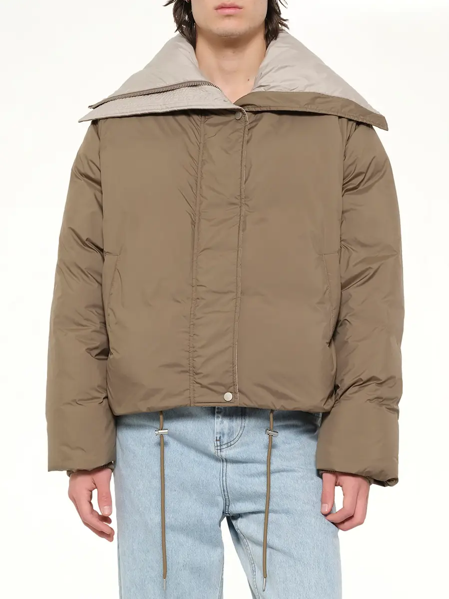 Entire Studios Kelly Jacket in Fossil | Thumbnail 6 Entire Studios Kelly Jacket in Fossil | Thumbnail 6