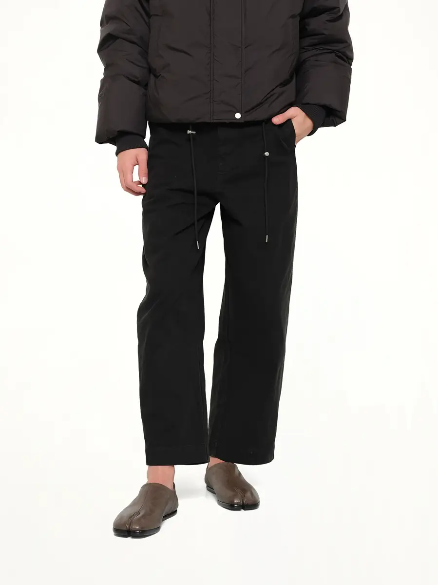 Entire Studios Gully Pant in Black Cotton | Thumbnail 6 Entire Studios Gully Pant in Black Cotton | Thumbnail 6