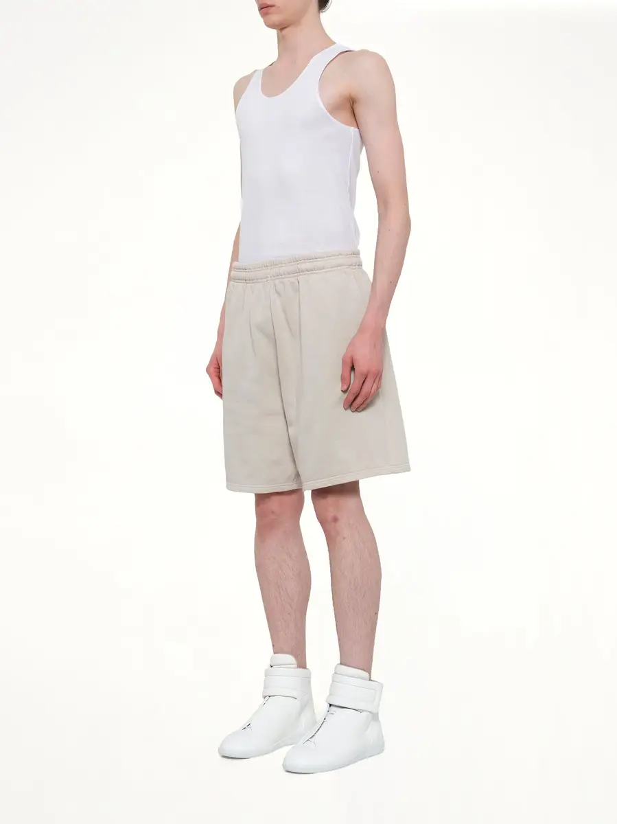 Entire Studios Standard Sweatshort in Off White | Thumbnail 4 Entire Studios Standard Sweatshort in Off White | Thumbnail 4