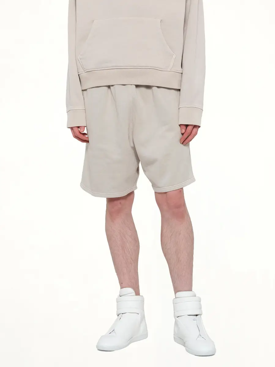 Entire Studios Standard Sweatshort in Off White | Thumbnail 6 Entire Studios Standard Sweatshort in Off White | Thumbnail 6