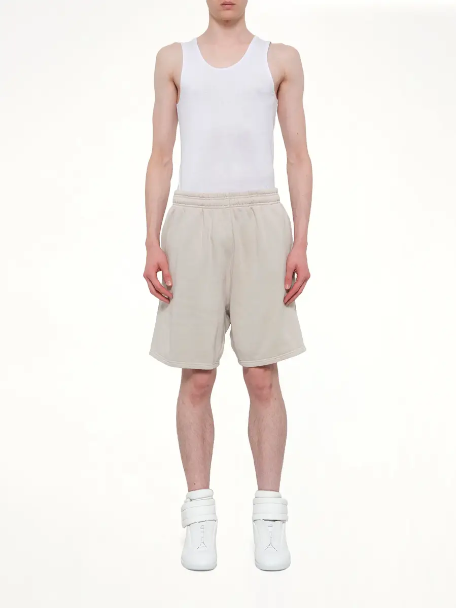 Entire Studios Standard Sweatshort in Off White | Thumbnail 7 Entire Studios Standard Sweatshort in Off White | Thumbnail 7