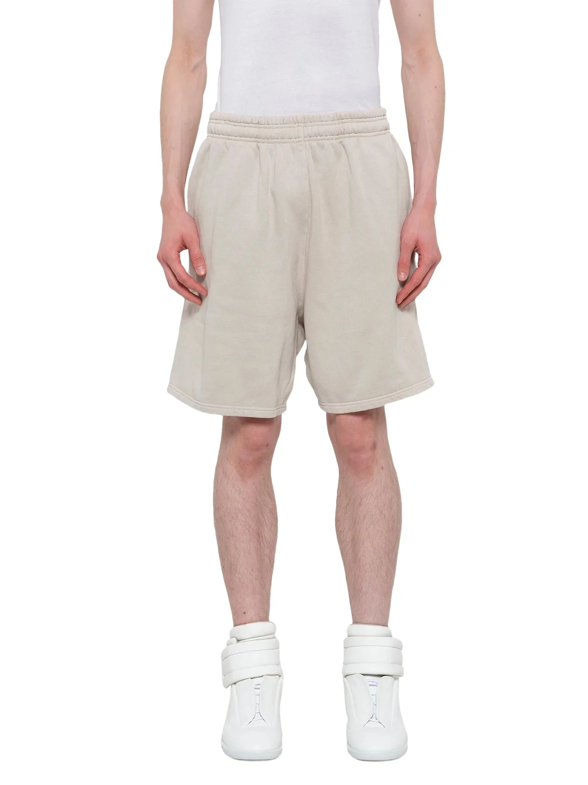 Entire Studios Standard Sweatshort in Off White