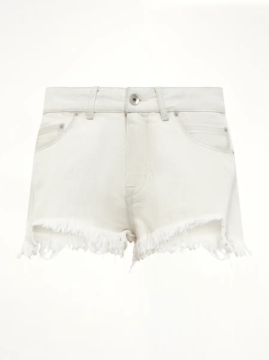 Rick Owens Bias Cutoffs in Milk Wash | Thumbnail 2 Rick Owens Bias Cutoffs in Milk Wash | Thumbnail 2