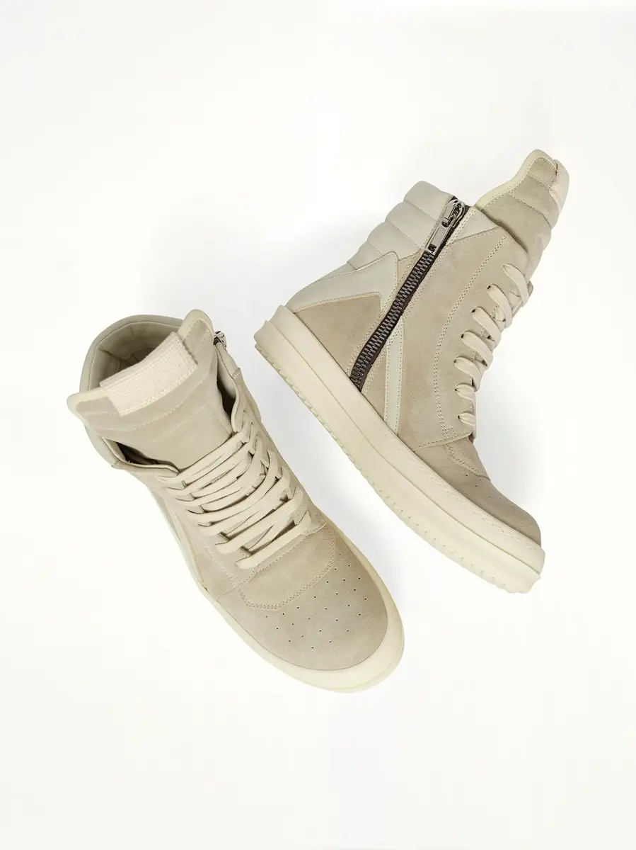 Rick Owens Geobasket in Pearl/dirty Milk/milk | Thumbnail 4 Rick Owens Geobasket in Pearl/dirty Milk/milk | Thumbnail 4