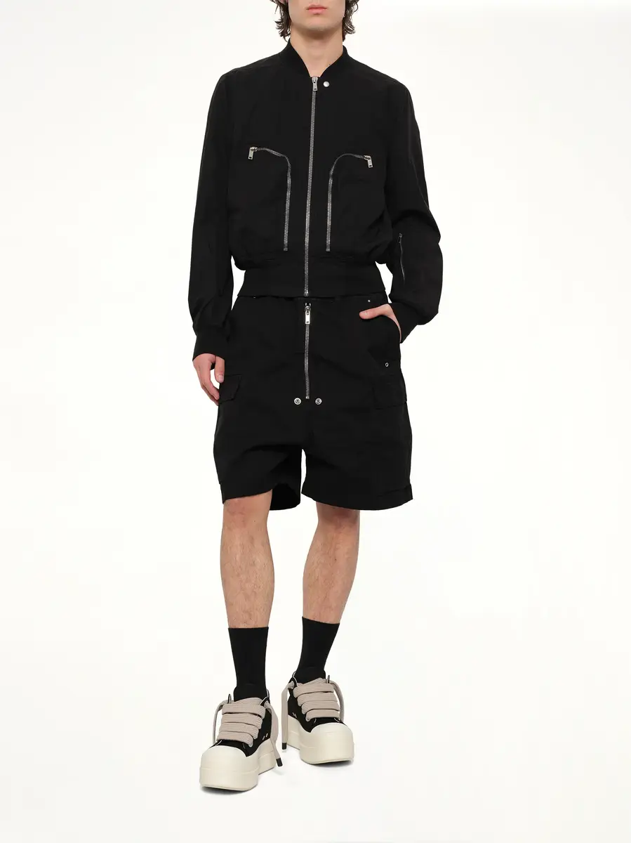 RICK OWENS DRKSHDW Bauhaus Flight Jacket | Thumbnail 4 RICK OWENS DRKSHDW Bauhaus Flight Jacket | Thumbnail 4