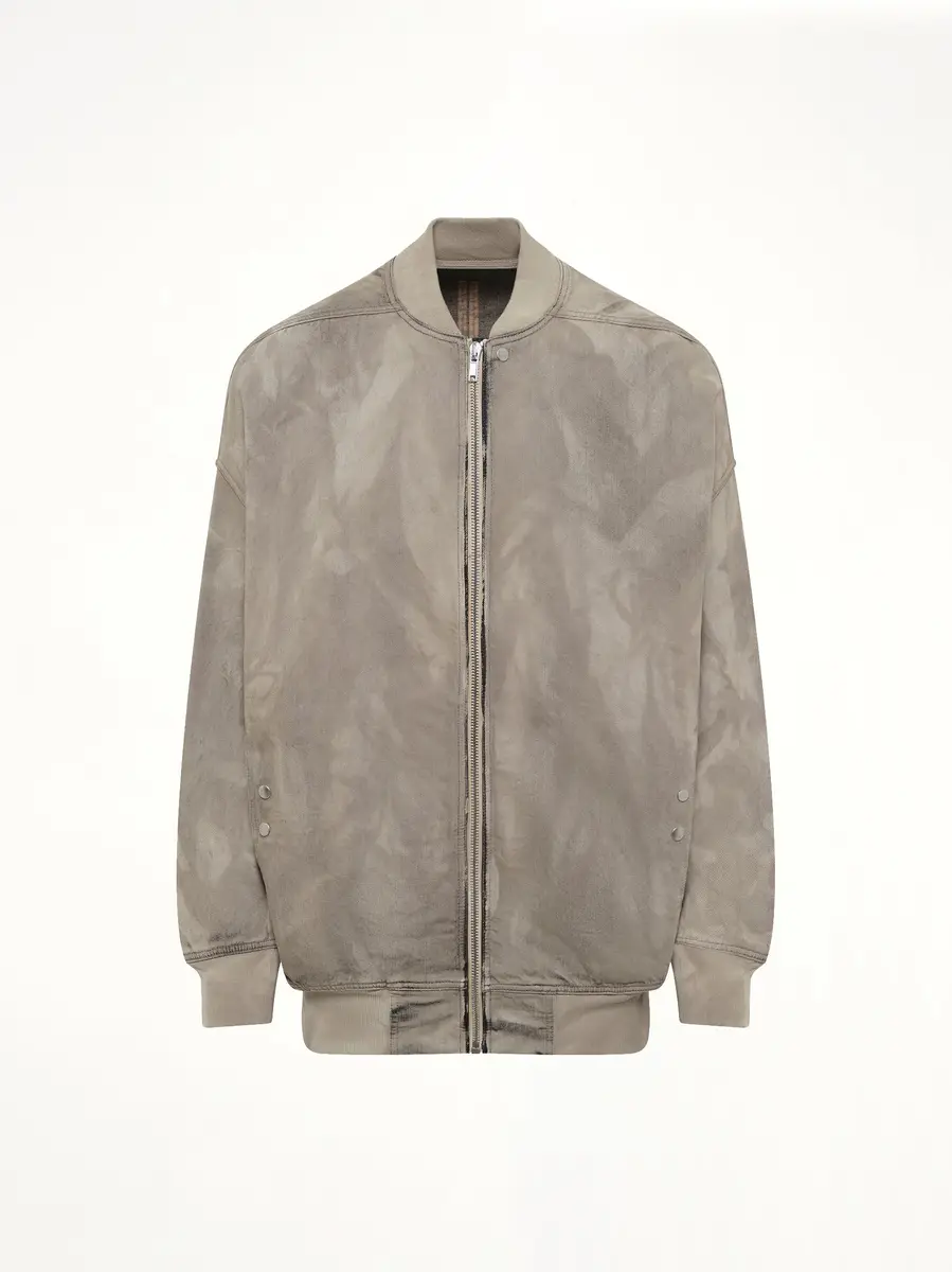 RICK OWENS DRKSHDW Jumbo Flight Jacket in Dust | Thumbnail 2 RICK OWENS DRKSHDW Jumbo Flight Jacket in Dust | Thumbnail 2