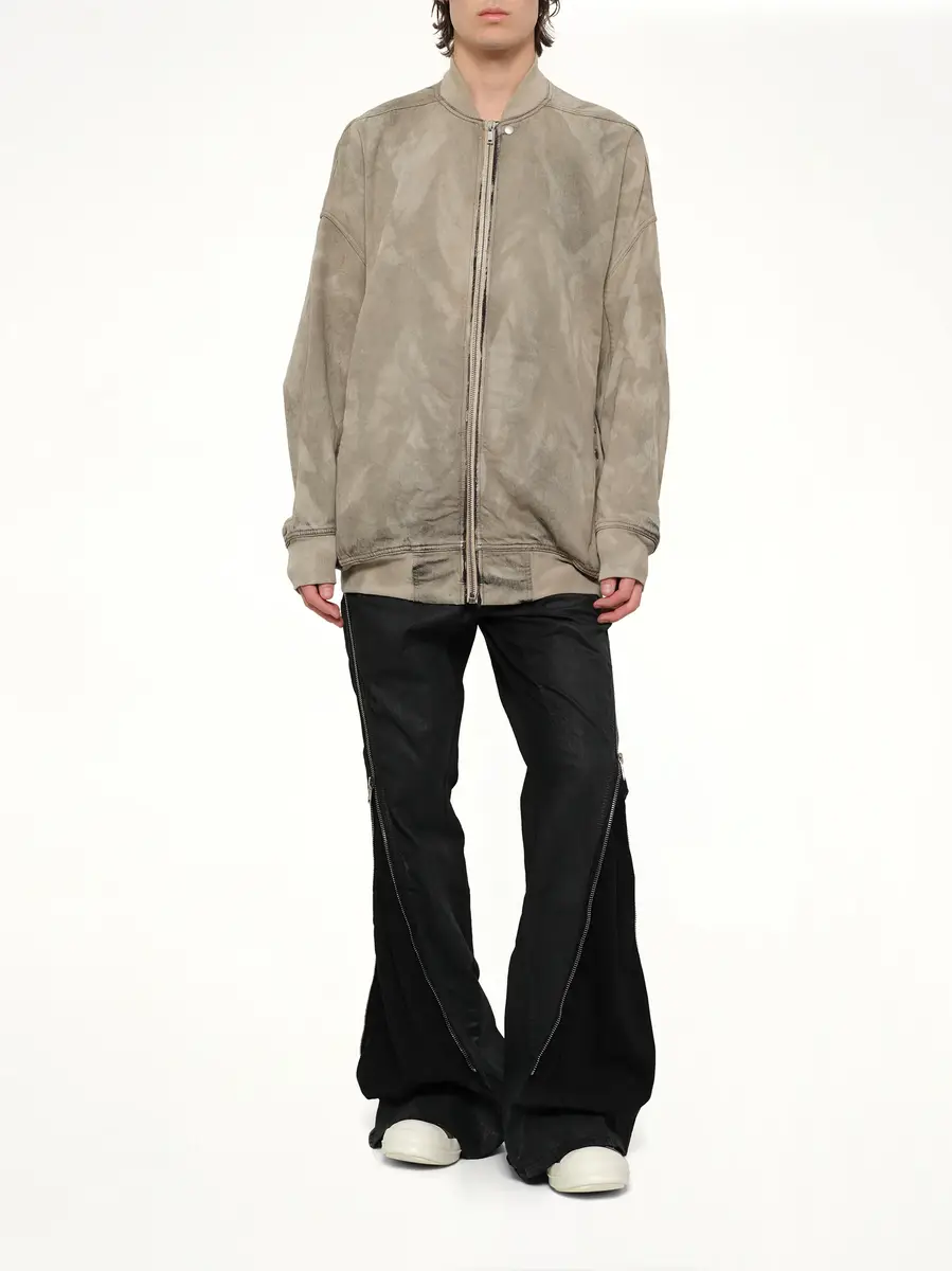 RICK OWENS DRKSHDW Jumbo Flight Jacket in Dust | Thumbnail 4 RICK OWENS DRKSHDW Jumbo Flight Jacket in Dust | Thumbnail 4