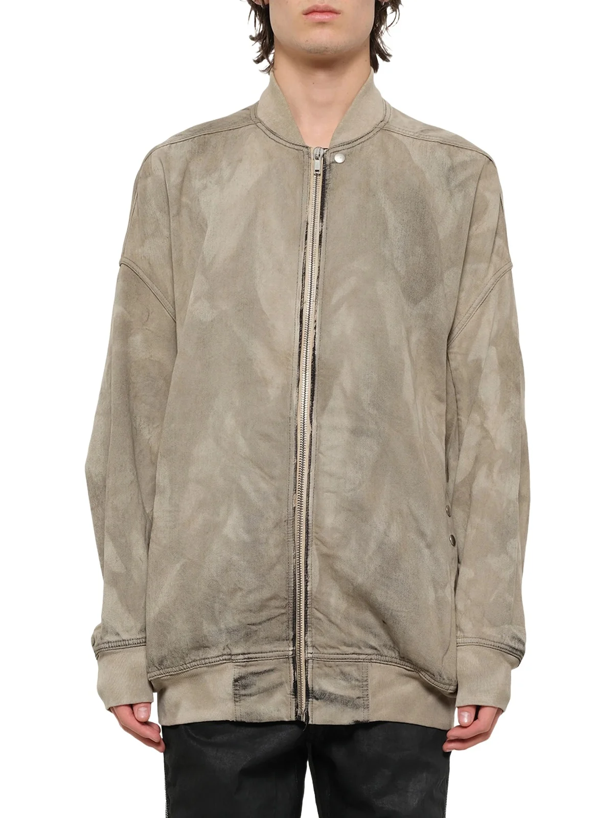 RICK OWENS DRKSHDW Jumbo Flight Jacket in Dust